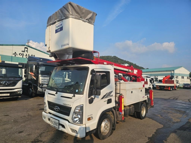 3.5톤절연고소작업차 실제 차량 사진